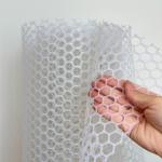 White Plastic Flat Mesh For Aquaculture Netting  1mm-3mm Openning