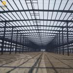 Glass Magnesium Board Floor Design Concept Prefabricated Metal Building With Large Span for sale