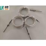 High Temperature Type K Thermocouple Extension Single / Double Wire Cable for sale