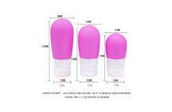 China Screen Printing Reusable 80Ml Small Silicone Travel Bottles supplier