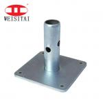 Small Electro Galvanized 30MM Steel Scaffolding Parts Jack Base Plate for sale