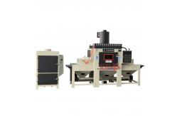 China Fully Automatic Conveyor Surface automatic sand blasting machine For Various Workpieces supplier