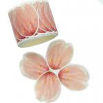 Gift Box Wrapping 35mm Pink Flower Diy Stickers With Tape for sale