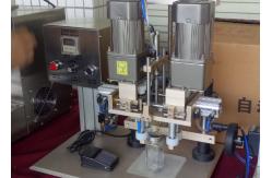 China Multifunction 4 Wheel Screw Capping Machine For Plastic Bottles supplier