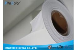 China 50 Meters Inkjet Sticker Matte Coated Paper With Self Adhesive Glue Back Side supplier