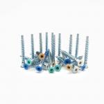 Straight Trimming Hexagonal Wood Tooth Screws Countersunk Roller Coaster Thread for sale