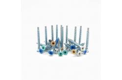 China Straight Trimming Hexagonal Wood Tooth Screws Countersunk Roller Coaster Thread supplier