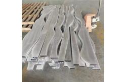 China 2.85mm Thickness Metal Ceiling Design Acoustical Ceiling Baffles Wave Like Ceilings supplier