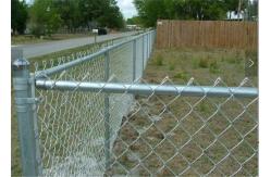 China 6FT Chain Link Fence Fabric , Diamond Mesh Fencing Low Carbon Iron Wire supplier