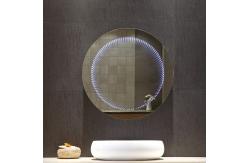China 80cm Diameter Infinite LED Mirror Wall Mounted High Brightness For Hotels supplier