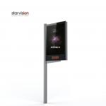 Pole Mount Galvanize Steel 80W 1500Lux City Light Poster Led Display For Roadside for sale