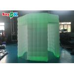 Octagonal Inflatable Photo Booth Tents Oxford Cloth Material White for sale