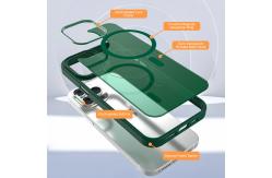 China Translucent Matte Magsafe Phone Wallet Shockproof Anti Fingerprint supplier