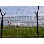 Height 2400mm Round Post Airport Security Fencing for sale