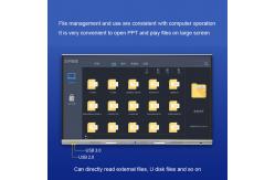 China 65 86 100 Inch Electronic Smart Interactive Whiteboard Classroom supplier