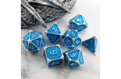 China Multi -Faceted Metal RPG Dice Flying Dragon Solid Smooth Dragon DND supplier