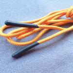 Round Shape Polyester Silicone Dipping 6mm Drawstring Cord for sale