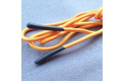 China Round Shape Polyester Silicone Dipping 6mm Drawstring Cord supplier