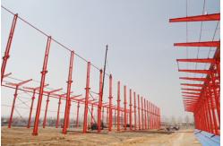 China ISO9001 Steel Structure Factory Quick Erection H Steel Columns And Beams supplier