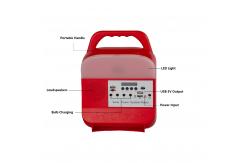 China 8000mah Solar Energy Lighting System Portable Solar Panel Kit supplier
