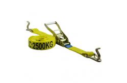 China LC 2500KG ratchet tie downs with hook & keeper supplier