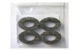 China High Precision Knitted Wire Mesh Tape 25mm Stainless Steel Round Hole supplier