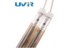 China 415V IRP Infrared Lamp For Printing , 2500W Twin Tube Infrared Emitters ROHS supplier