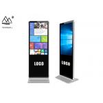 4K 49 Inch Vertical Digital Signage Free Standing Touch Screen Kiosk for sale