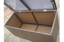 China Brown Resin Wicker Storage Box supplier