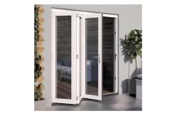 China Customized Aluminium Folding Glass Door For Balcony With Double Triple Glazing supplier
