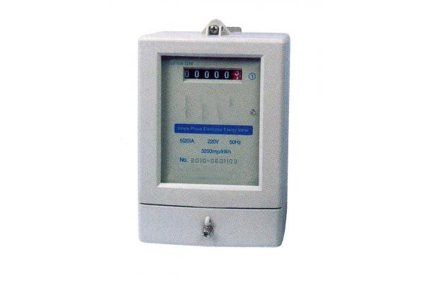DDS155 Single Phase Watt Hour Meter Anti Tamper Digital Static Electric Meter