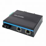 Gigabit Ethernet Mini Fiber Switch Gigabit Network SC Optic 20KM Unmanaged Wall Mounted for sale