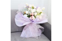 China Elegant Wedding Decorative Artificial Flower Plastic Material supplier