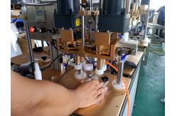 China Multifunction 4 Wheel Screw Capping Machine For Plastic Bottles supplier