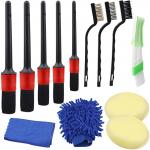 Polypropylene Car Detailing Brush Set 5pcs For Interior And Exterior for sale