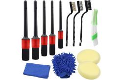 China Polypropylene Car Detailing Brush Set 5pcs For Interior And Exterior supplier