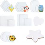 Multi Shape Cradled Wood Canvas Panels Paint Canvas Boards Art Supplies Custom for sale