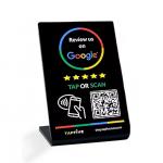 Customizable Google Review Stand NFC Table Stand Display 13.56MHz