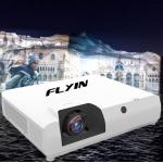 Flyin E7 4K Laser Short Throw Projector 3840x2160 3LCD 7500 ANSI Digital Zoom for Outdoor Business Education US Plug for sale