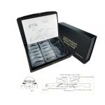 Permanent Makeup Tattoo Accessories Practice Eyebrow Drawing Band Kit 12pcs for sale
