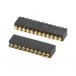1.27mm Pogo Pin Connector h1.5mm L8.0 Dip Type Gold Plated Brass Connector 10 pin for sale
