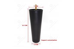 China Furniture Wardrobe Feet Plastic Table Bases Black Cabinet Feet Sofa Legs supplier