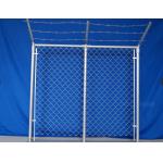 Hot Dipped Galvanized Diamond Chain Link Fence 2.5mm Wire 60*60mm Hole for sale