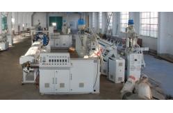 China PVC Fiber Reinforcing Soft Pipe Making Machine Double Screw Extruder supplier