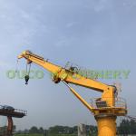 Customized 1.5t 36.6m Marine Telescopic Boom Crane for sale