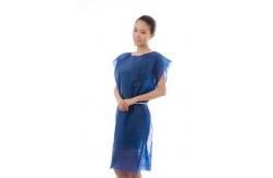 China Single Use Nonwoven Patient Gown Without Sleeves supplier