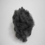 Environment-Friendly Nontoxic Staple Polyester Fibre 65mm Gray Black PSF for sale