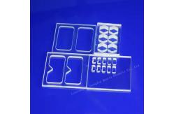 China Custom Corrosion Resistant Transparent Quartz Punched Sheet supplier