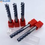 45/55 Degree Precision Helix Angle Copper Alloy End Mill for sale