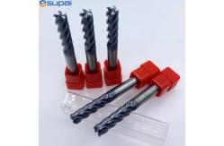 China 45/55 Degree Precision Helix Angle Copper Alloy End Mill supplier